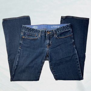 Gap 1969 Dark Wash Sexy Boot Cut Jeans Size 28/6
